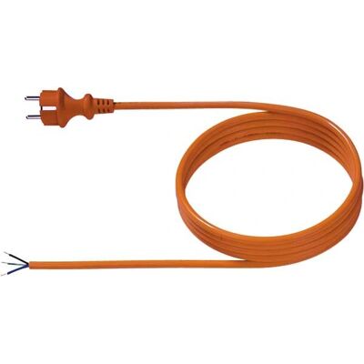 Bachmann Stromkabel - 3m orange - Schutzkontakt - 16A IP20 Bachmann Stromkabel - 3m orange - Schutzkontakt - 16A IP20