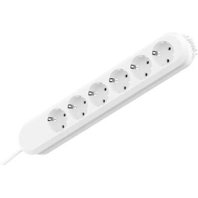 Bachmann 6-Stopcontact Power Strip - Multistekker Bachmann 6-Stopcontact Power Strip - Multistekker