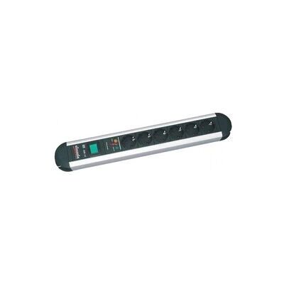 Bachmann Primo Grå - Strömbrytare för grenuttag - Power Strip Bachmann Primo Grå - Strömbrytare för grenuttag - Power Strip