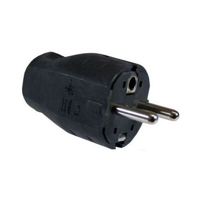 Bachmann 910.100 Zástrčka - Typ F, 250V, Černá Bachmann 910.100 Zástrčka - Typ F, 250V, Černá