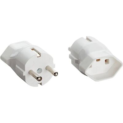 Bachmann 921.012 Reiseadapter - Weiß, 10A, 250V Bachmann 921.012 Reiseadapter - Weiß, 10A, 250V
