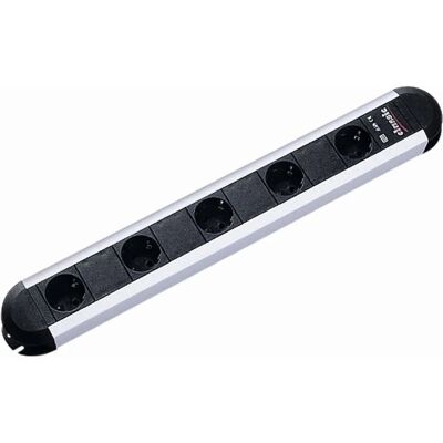 Bachmann PRIMO Multiprise - 5 Prises - Aluminium - 1,75 m Bachmann PRIMO Multiprise - 5 Prises - Aluminium - 1,75 m
