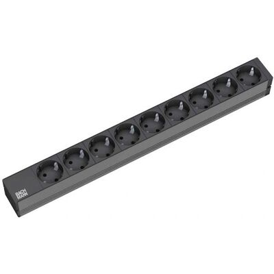 Bachmann 333.506 Stromverteiler - 19-Zoll, 9 Anschlüsse, 2m Kabel Bachmann 333.506 Stromverteiler - 19-Zoll, 9 Anschlüsse, 2m Kabel