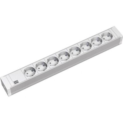 Extensión de potencia Bachmann 8 tomas 2m Interior Gris - Power Extension Extensión de potencia Bachmann 8 tomas 2m Interior Gris - Power Extension