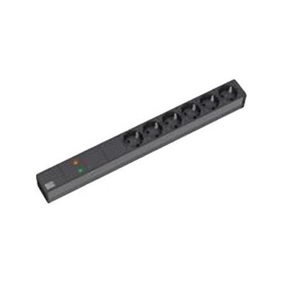 Bachmann Unità di Distribuzione dell'Energia 6 Prese AC - 1U Nero Bachmann Unità di Distribuzione dell'Energia 6 Prese AC - 1U Nero