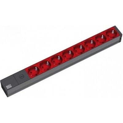 Bachmann 19'' 2m 8x Schuko Power Extension - Mehrfachsteckdose Bachmann 19'' 2m 8x Schuko Power Extension - Mehrfachsteckdose