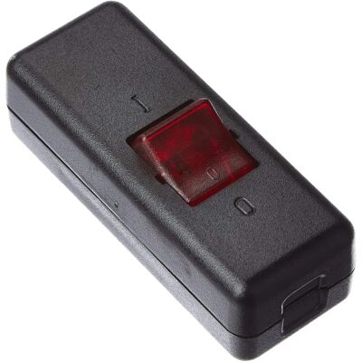 Bachmann 924.327 Schalter - Schwarz/Rot 2P 10A Bachmann 924.327 Schalter - Schwarz/Rot 2P 10A