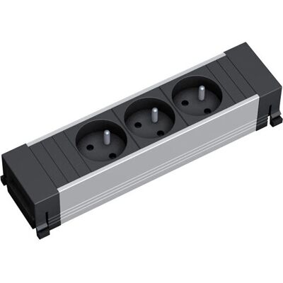 Bachmann 317.102 Power-Verlängerung - 3x UTE Steckdosen - 0,1 m Schwarz Bachmann 317.102 Power-Verlängerung - 3x UTE Steckdosen - 0,1 m Schwarz