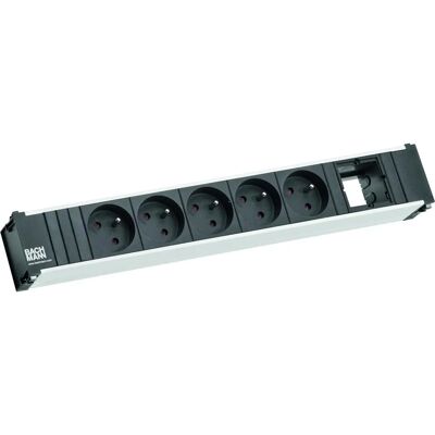 Bachmann GST18i3 Prodlužovací lišta - 5 zásuvek, Francouzský UTE, 0,10m Bachmann GST18i3 Prodlužovací lišta - 5 zásuvek, Francouzský UTE, 0,10m