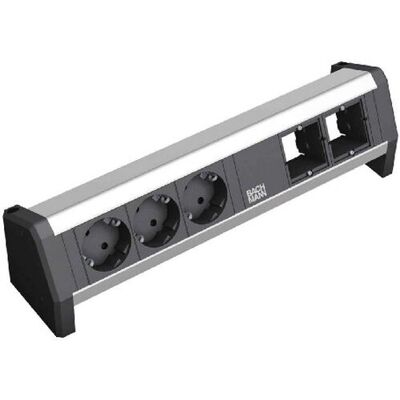 Bachmann Verlängerungskabel - 3 Schuko, 2 GST18 - 230V Bachmann Verlängerungskabel - 3 Schuko, 2 GST18 - 230V