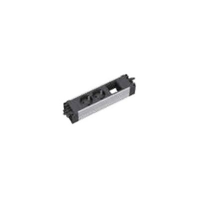 Bachmann Modell STEP ALU Verlängerungskabel - 2 Steckdosen - Innenbereich - Schwarz Bachmann Modell STEP ALU Verlängerungskabel - 2 Steckdosen - Innenbereich - Schwarz