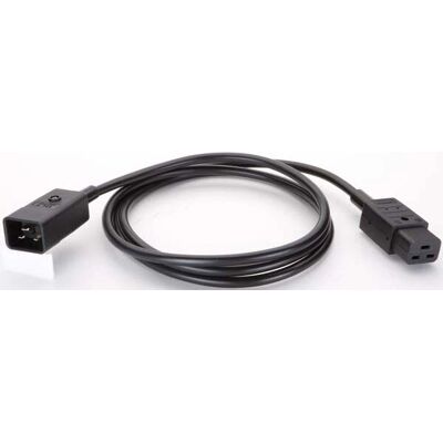 Câble d’extension Bachmann 2M Noir IEC C20-C19 Câble d’extension Bachmann 2M Noir IEC C20-C19