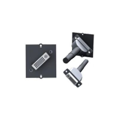 Bachmann DVI-I Modul - Schwarz, 0,1m Kabel, DVI-I Anschlüsse Bachmann DVI-I Modul - Schwarz, 0,1m Kabel, DVI-I Anschlüsse