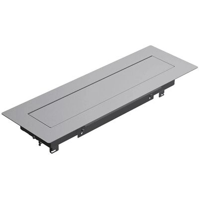 Bachmann 925.801 - Einbaurahmen für 8-fach Steckdose - Symmetrisch, RAL9006, Schwarz Bachmann 925.801 - Einbaurahmen für 8-fach Steckdose - Symmetrisch, RAL9006, Schwarz