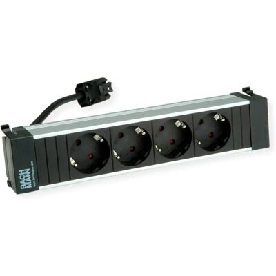 Bachmann 916.054 - Steckdosenleiste 4xCEE7/3 ALU 0,20m - Power Strip Bachmann 916.054 - Steckdosenleiste 4xCEE7/3 ALU 0,20m - Power Strip