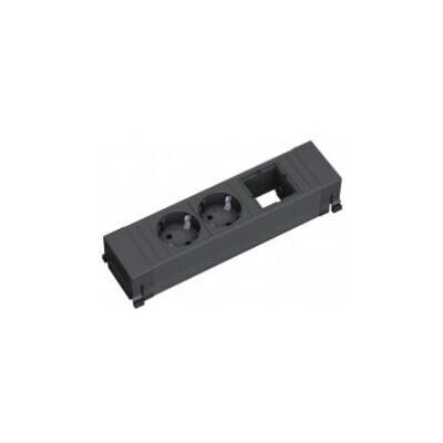 Bachmann 916.062 Mehrfachsteckdose - 2 Ausgänge - Schwarz Bachmann 916.062 Mehrfachsteckdose - 2 Ausgänge - Schwarz