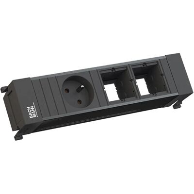Bachmann Modell 916.063 Steckdosenleiste - Schwarz - 3 Steckdosen Bachmann Modell 916.063 Steckdosenleiste - Schwarz - 3 Steckdosen