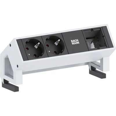 Bachmann Modell 902.203 Steckdosenleiste - 2xSchuko, 0,2m Kabel Bachmann Modell 902.203 Steckdosenleiste - 2xSchuko, 0,2m Kabel