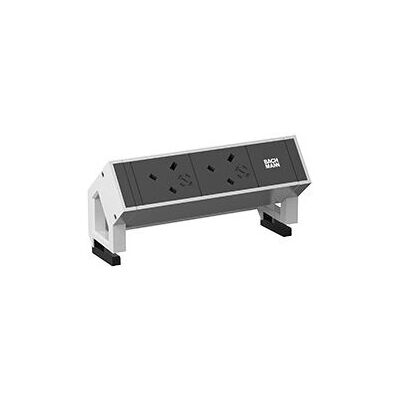 Bachmann - Modèle 902.213 Multiprise avec 2 prises UK - Intérieur, Blanc - Publicité Bachmann - Modèle 902.213 Multiprise avec 2 prises UK - Intérieur, Blanc - Publicité