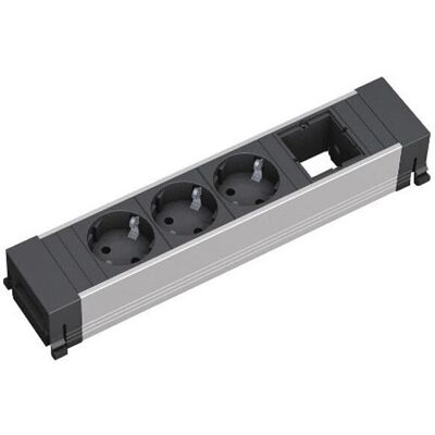 Bachmann Bachmann Cordon d'extension - 0,2 m - 3 prises - Noir, gris Bachmann Bachmann Cordon d'extension - 0,2 m - 3 prises - Noir, gris