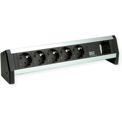 Bachmann 902.1206 - Steckdosenleiste mit 5 Schutzkontaktsteckdosen - Power Strip Bachmann 902.1206 - Steckdosenleiste mit 5 Schutzkontaktsteckdosen - Power Strip