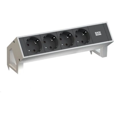 Bachmann 902.224 Steckdosenleiste - CEE 7/3 - Weiß - Steckdosenleiste Bachmann 902.224 Steckdosenleiste - CEE 7/3 - Weiß - Steckdosenleiste