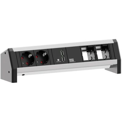 Bachmann Steckdosenleiste, 2 Schuko, USB Bachmann Steckdosenleiste, 2 Schuko, USB