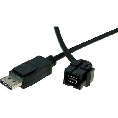 Bachmann Bachmann 917.214 Adaptateur Mini DisplayPort - 50cm - Noir Bachmann Bachmann 917.214 Adaptateur Mini DisplayPort - 50cm - Noir