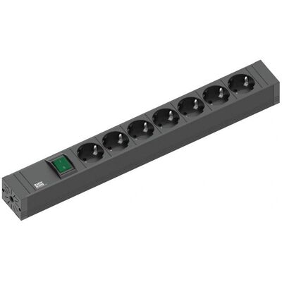 Bachmann 420.0014 Steckdosenleiste - 7xSchuko - 2m - Schwarz Bachmann 420.0014 Steckdosenleiste - 7xSchuko - 2m - Schwarz