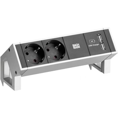 Bachmann DESK 2 Power Strip mit USB - Mehrfachsteckdose Bachmann DESK 2 Power Strip mit USB - Mehrfachsteckdose