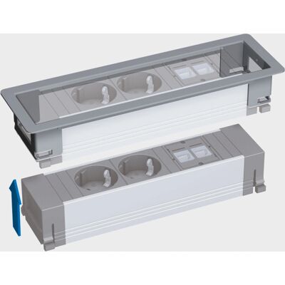Bachmann Power Frame T13 Steckdosenleiste - Schweizer, USB, 3 Ausgänge Bachmann Power Frame T13 Steckdosenleiste - Schweizer, USB, 3 Ausgänge