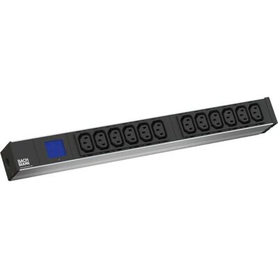 Bachmann BlueNet BN0500 - 12-Schlussleiste - 1U Rack - 2m Kabel - Schwarz Bachmann BlueNet BN0500 - 12-Schlussleiste - 1U Rack - 2m Kabel - Schwarz