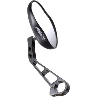 Ergotec M-88 Sykkelspeil - Smiedig aluminium, Svart, Kort arm Ergotec M-88 Sykkelspeil - Smiedig aluminium, Svart, Kort arm