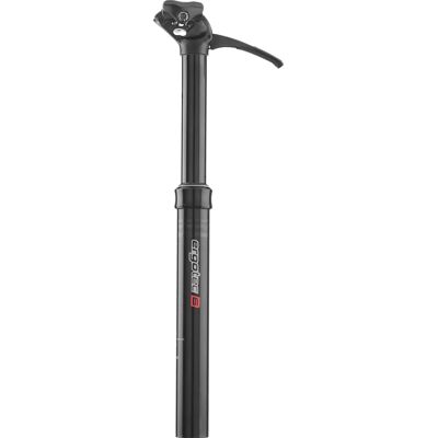 Ergotec Fahrradsattelstütze - Verstellbar Teleskopisch - 31,6mm - 400mm - Schwarz/Rot Ergotec Fahrradsattelstütze - Verstellbar Teleskopisch - 31,6mm - 400mm - Schwarz/Rot