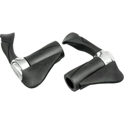 Manopole Ergotec AKSB 10 multi-Flex - MTB - Nero/Argento Manopole Ergotec AKSB 10 multi-Flex - MTB - Nero/Argento