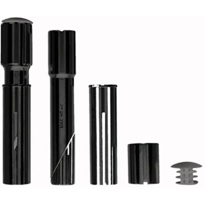 Ergotec Schwarzer A-head Adapter für Gewindegabel - Fahrradkomponente Ergotec Schwarzer A-head Adapter für Gewindegabel - Fahrradkomponente