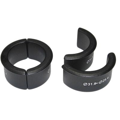 Anello riduttore Ergotec - Morsetto manubrio - 31,8mm a 25,4mm - Accessorio bici Anello riduttore Ergotec - Morsetto manubrio - 31,8mm a 25,4mm - Accessorio bici