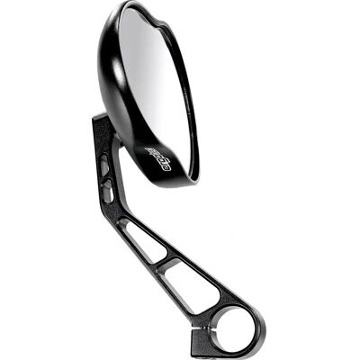 Ergotec Sykkerspeil - Stor/Kort - Aluminium - Svart Ergotec Sykkerspeil - Stor/Kort - Aluminium - Svart