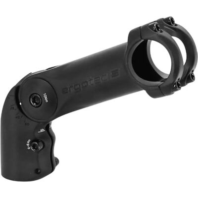 Potencia de bicicleta Ergotec 50 XL negro arenado - Potencia de bicicleta Potencia de bicicleta Ergotec 50 XL negro arenado - Potencia de bicicleta