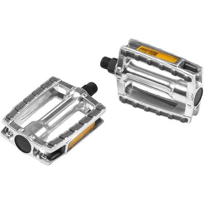 Pedales de bicicleta Ergotec 658 - Plata Ciudad/Trekking Pedales de bicicleta Ergotec 658 - Plata Ciudad/Trekking
