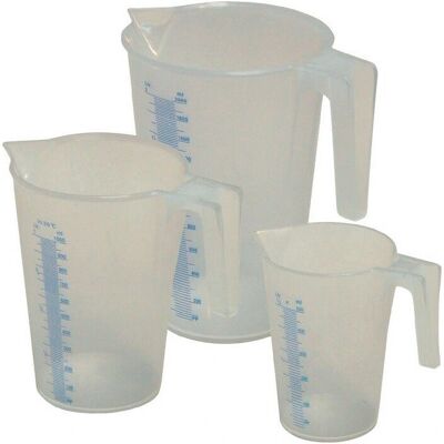 Mato Messbecherset 1/2/5L - PP Kunststoff Mato Messbecherset 1/2/5L - PP Kunststoff