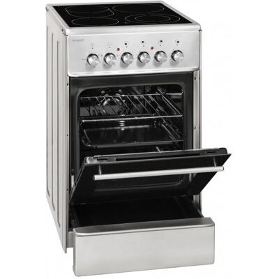 Exquisit ECM 5-4.1BZ Inox - Edelstahl - Elektro-Standherd Exquisit ECM 5-4.1BZ Inox - Edelstahl - Elektro-Standherd