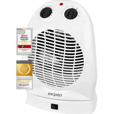 Chauffage à Ventilateur Exquisit HL 32027 Blanc - Chauffages - Publicité Chauffage à Ventilateur Exquisit HL 32027 Blanc - Chauffages - Publicité