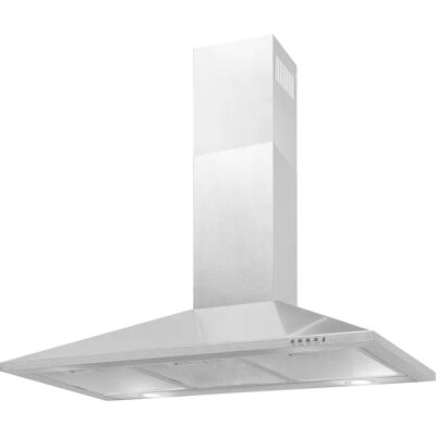 Exquisit KH 90-8 - Campana Pared Pyramid 90cm - Inox Exquisit KH 90-8 - Campana Pared Pyramid 90cm - Inox