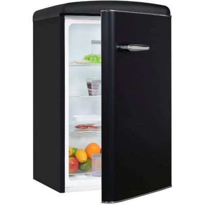 Exquisit RKS120-VH-160E Frigorifero Retrò - 122L, Nero Exquisit RKS120-VH-160E Frigorifero Retrò - 122L, Nero