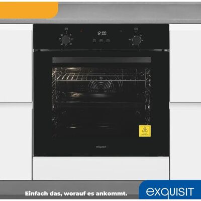 EXQUISIT EBE278-U-020 - Einbaubackofen - Schwarz - A+++ EXQUISIT EBE278-U-020 - Einbaubackofen - Schwarz - A+++