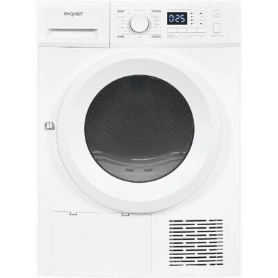 Exquisit Wärmepumpentrockner - 8 kg, Weiß - Tumble Dryer Exquisit Wärmepumpentrockner - 8 kg, Weiß - Tumble Dryer