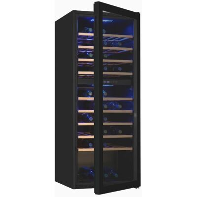 Exquisit WS2-78GTE-160G Freestanding Schwarz - Weinkühlschrank Exquisit WS2-78GTE-160G Freestanding Schwarz - Weinkühlschrank