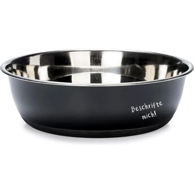 Tazón para perros Karlie - 3700 ml, Negro, Escribible, Apto para lavavajillas - Plato para perros Tazón para perros Karlie - 3700 ml, Negro, Escribible, Apto para lavavajillas - Plato para perros