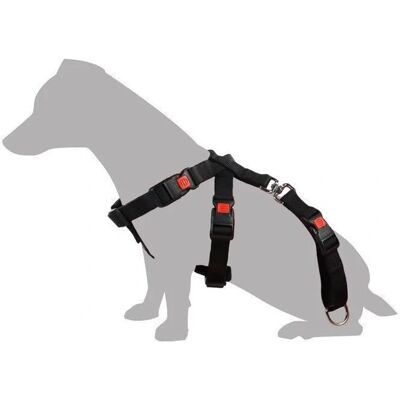 Karlie Verstellbares Nylon-Hundegeschirr - 50-70cm - Schwarz Karlie Verstellbares Nylon-Hundegeschirr - 50-70cm - Schwarz